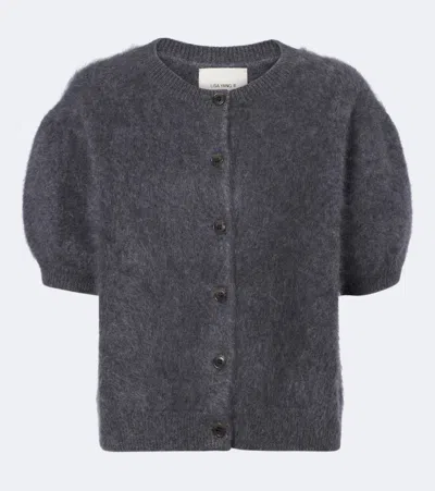 Lisa Yang Lucianne Cashmere Cardigan In Gray