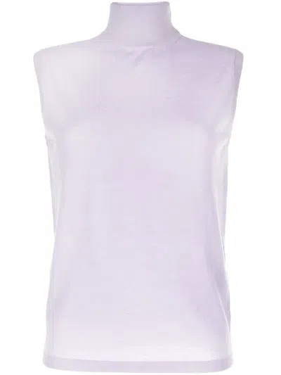 Lisa Yang Lucy Cashmere Top In Purple