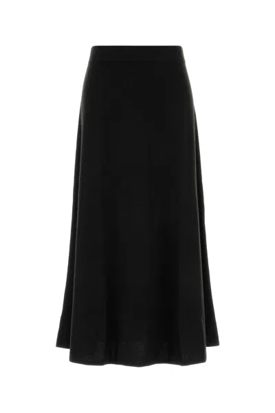Lisa Yang Luxe Cashmere Torie Mini Skirt In Black