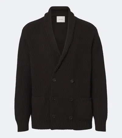 Lisa Yang Lyle Double-breasted Cashmere Cardigan In Brown