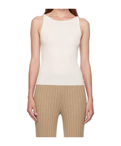 Lisa Yang Lynette Sleeveless Top In Neutral