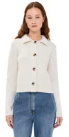 Lisa Yang Lynna Cashmere Cardigan Cream In Cream