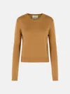 Lisa Yang 'mable' Brown Cashmere Sweater