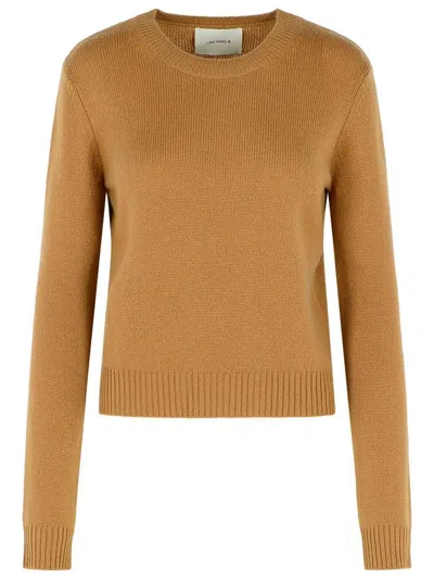 LISA YANG LISA YANG 'MABLE' BROWN CASHMERE SWEATER