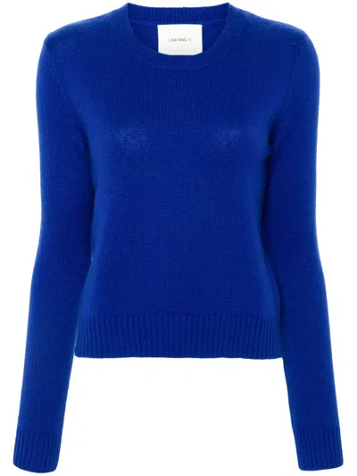Lisa Yang Mable Cashmere Crewneck Sweater In Blue