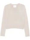 Lisa Yang Mable Cashmere Crewneck Sweater In Animal Print