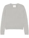 Lisa Yang Mable Cashmere Crewneck Sweater In Gray