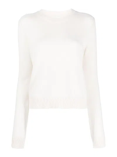 Lisa Yang Mable Cashmere Crewneck Sweater In White