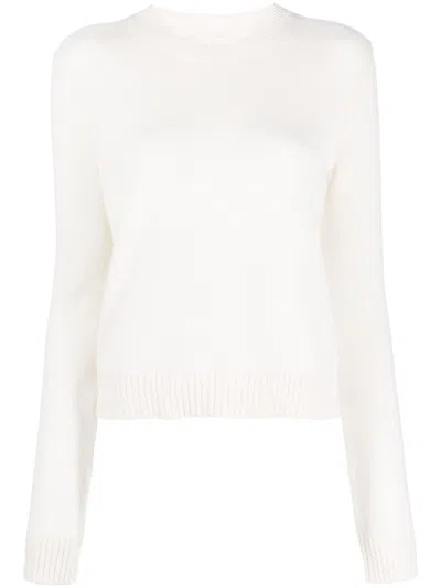 Lisa Yang Mable Cashmere Crewneck Sweater In White