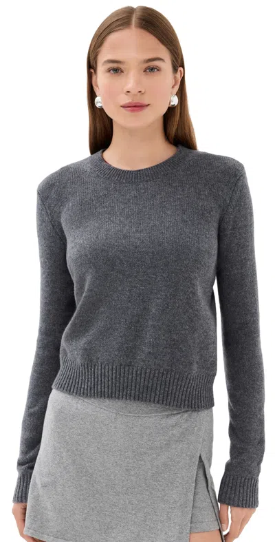 Lisa Yang Mable Cashmere Crewneck Sweater In Gray