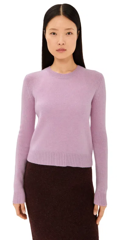 Lisa Yang Mable Cashmere Sweater Soft Dahlia In Purple