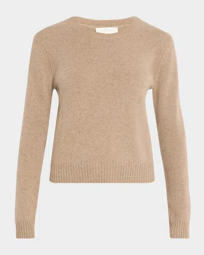 Lisa Yang Mable Crewneck Cashmere Sweater In Mole