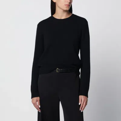 Lisa Yang Mable Crewneck Sweater In Black Cashmere