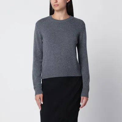 Lisa Yang Mable Crewneck Sweater In Graphite Cashmere In Gray