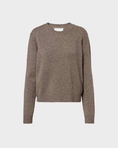 Lisa Yang Mable Sweater Beige/bru In Beige/brun