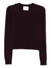 Lisa Yang Mable Cashmere Sweater In Burgundy