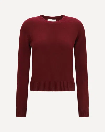 Lisa Yang Mable Cashmere Sweater In Burgundy