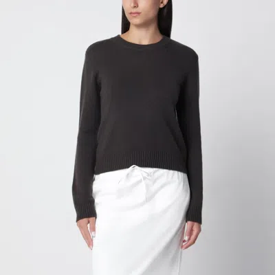Lisa Yang Mable Sweater In Dark Fern Cashmere In Orange