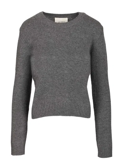 Lisa Yang Mable Sweater Knitwear Grey In Gray