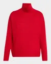 Lisa Yang Mable Turtleneck Cashmere Sweater In Red