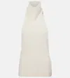 Lisa Yang Maddie Open-back Cashmere Top