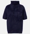 Lisa Yang Madelene Cashmere Sweater In Blue