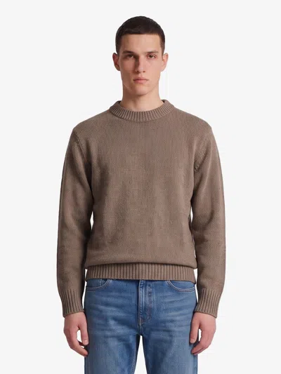 Lisa Yang Kristian Cashmere Knit Sweater In Brown