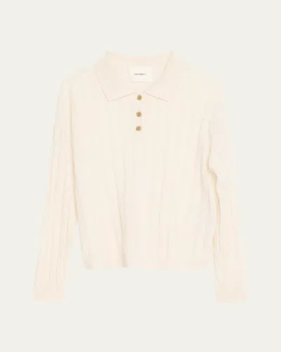 Lisa Yang Magnolie Cashmere Cable-knit Sweater In Neutral
