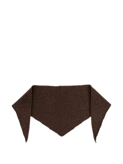 Lisa Yang Mairina Cashmere Scarf In Brown