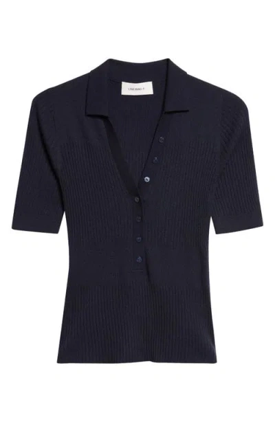 Lisa Yang Malie Cashmere Pullover Sweater In Blue