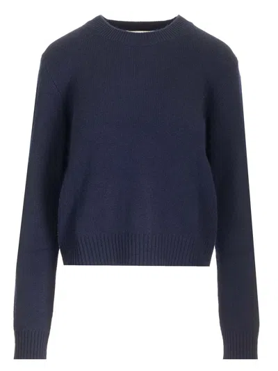 Lisa Yang Marble Sweater In Blue