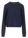 Lisa Yang Marble Sweater In Blue