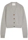 Lisa Yang Marion Cashmere Cardigan In Gray