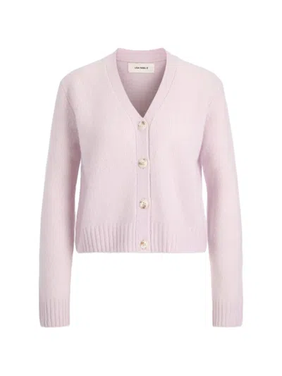 Lisa Yang Marionette Buttoned V-neck Cardigan In Pink