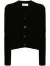Lisa Yang The Marion Cashmere V-neck Cardigan In Black