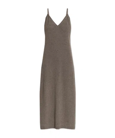 Lisa Yang Marlie Spaghetti Strap Maxi Dress In Brown