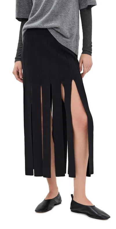 Lisa Yang Marloes Skirt Noir In Black