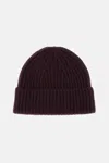 Lisa Yang Ribbed Cashmere Beanie In Brown