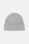 Lisa Yang Ribbed-knit Cashmere Beanie In Gray