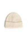 Lisa Yang 'martigny' Cream Cashmere Beanie In Neutral
