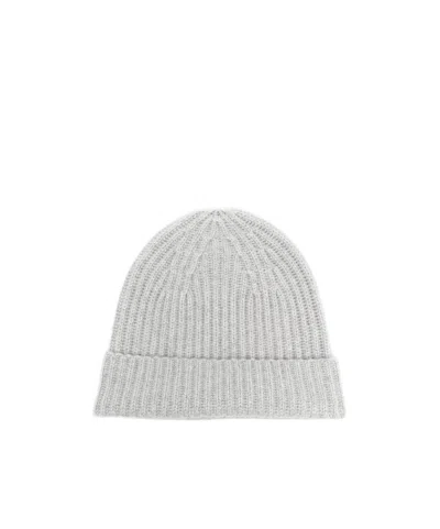 Lisa Yang Martigny Ribbed Beanie In Gray