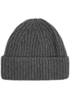 Lisa Yang Martigny Knit Beanie In Dark Grey