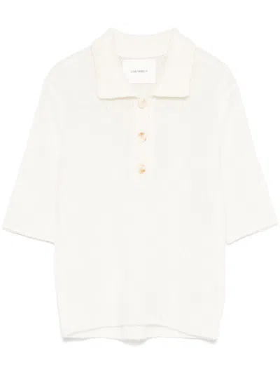 Lisa Yang Masy Polo Top In Neutrals