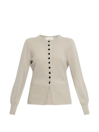 Lisa Yang Maven Cashmere Cardigan In Neutral