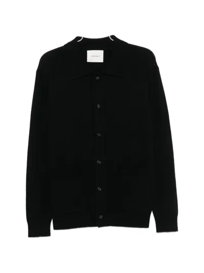 Lisa Yang Maximilian Button-up Cardigan In Black