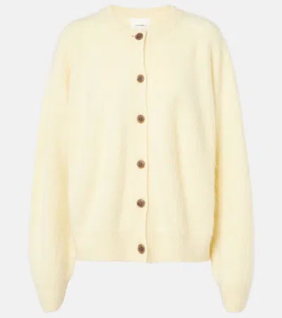 Lisa Yang Melba Cashmere Cardigan In Yellow