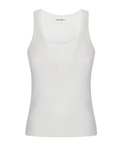 Lisa Yang Meng Sleeveless Tank Top In White