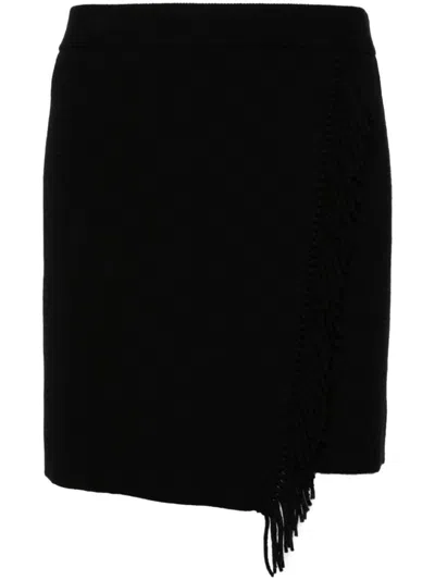 Lisa Yang Mette Mini Skirt In Bl Black