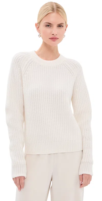 Lisa Yang Miki Cashmere Sweater Cream In White