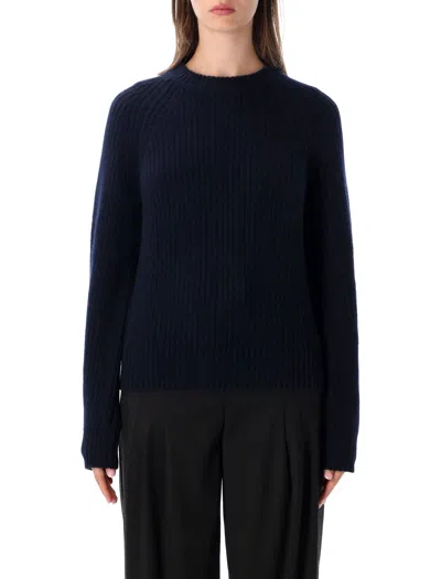 Lisa Yang Oversized Cashmere Turtleneck Sweater In Blue